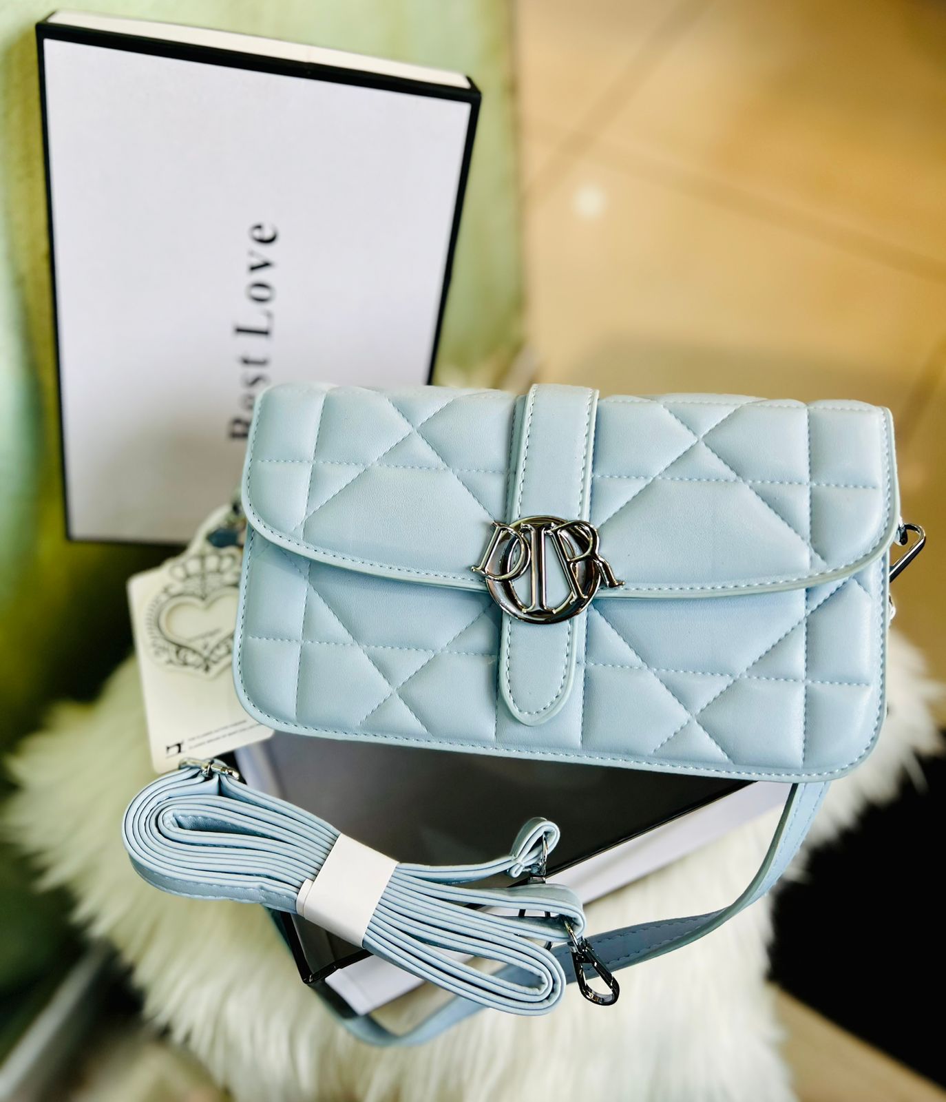 Dior branded quality  New latest 2026 imported handbag with long strap short strap — view 3