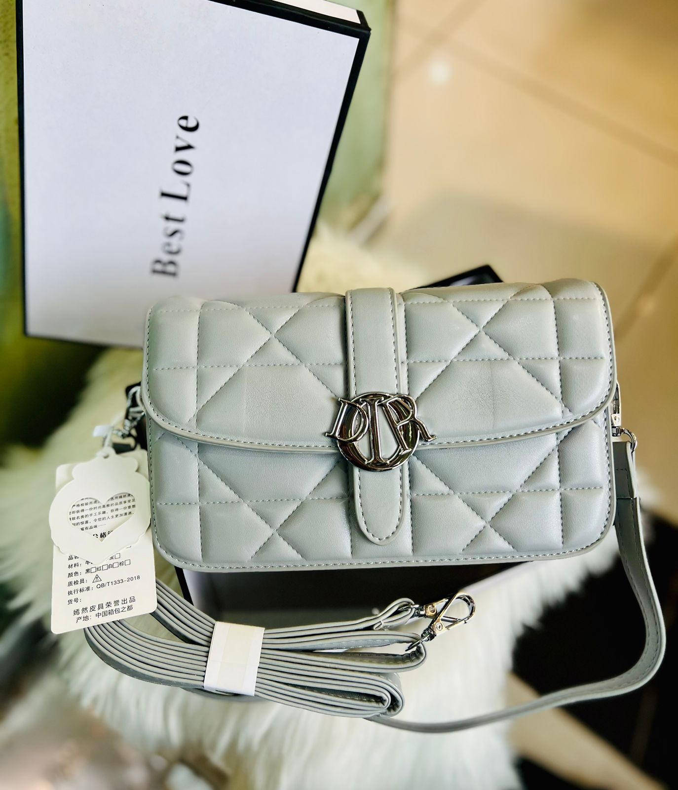 Dior branded quality  New latest 2026 imported handbag with long strap short strap — view 4