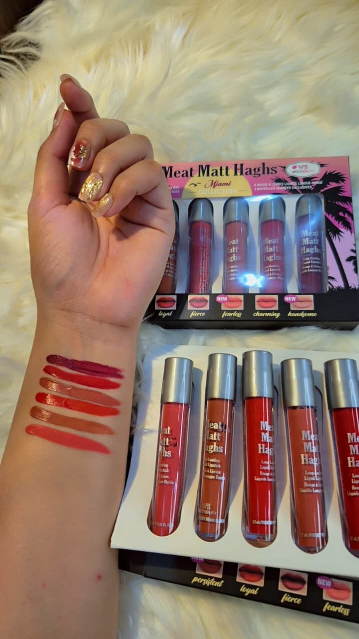 WARDA BEAUTY  Meat Matt  Long-lasting liquid Gloss( pack of 6 ) — view 1