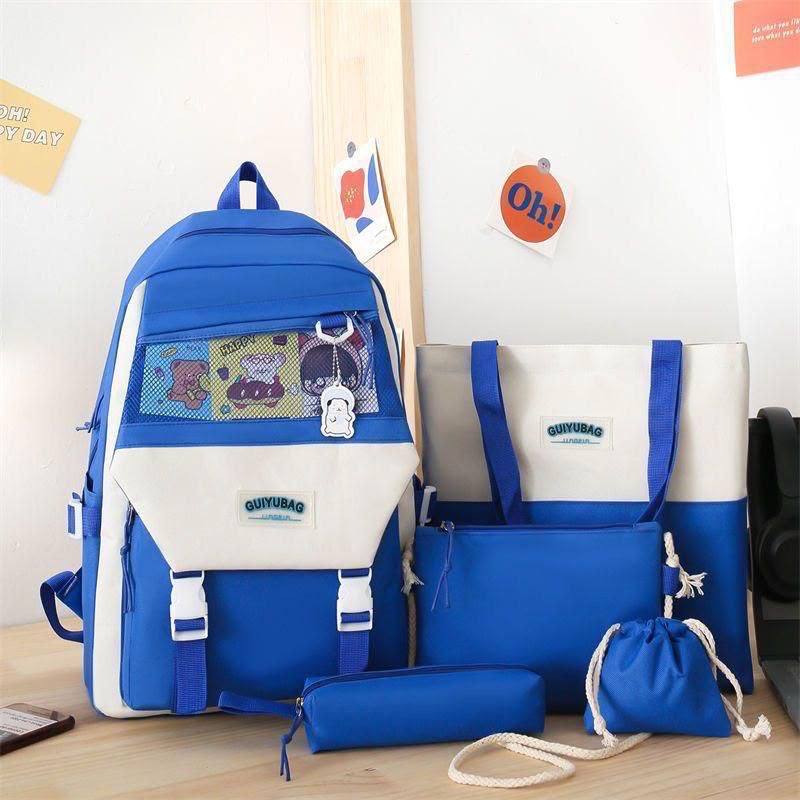🎀 High Quality 4Pcs School Bag & Backpack For Girls  🎀 — view 2
