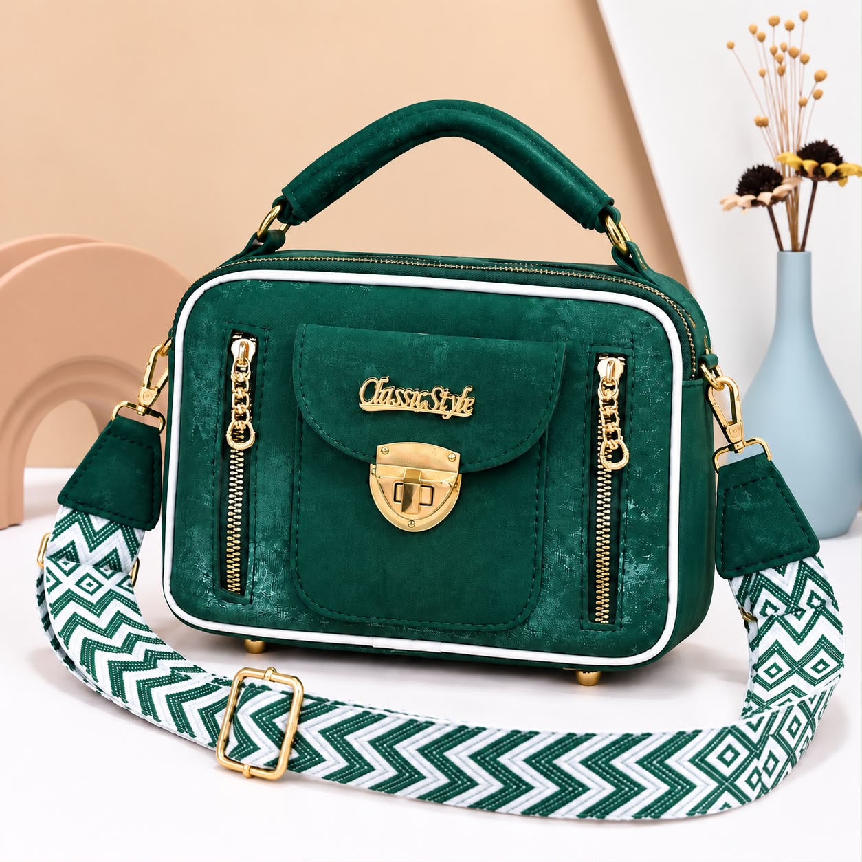 🎀  High Quality 2 pockets Cross Body Bag 🎀 — view 1