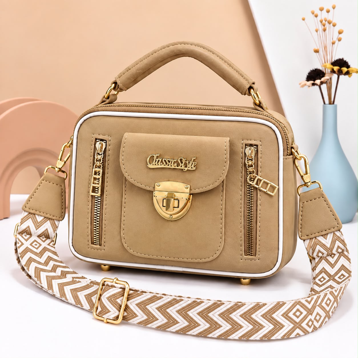🎀  High Quality 2 pockets Cross Body Bag 🎀 — view 2