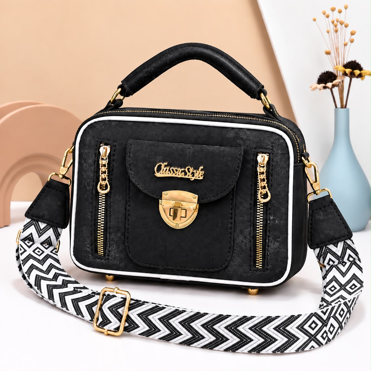 🎀  High Quality 2 pockets Cross Body Bag 🎀 — view 3