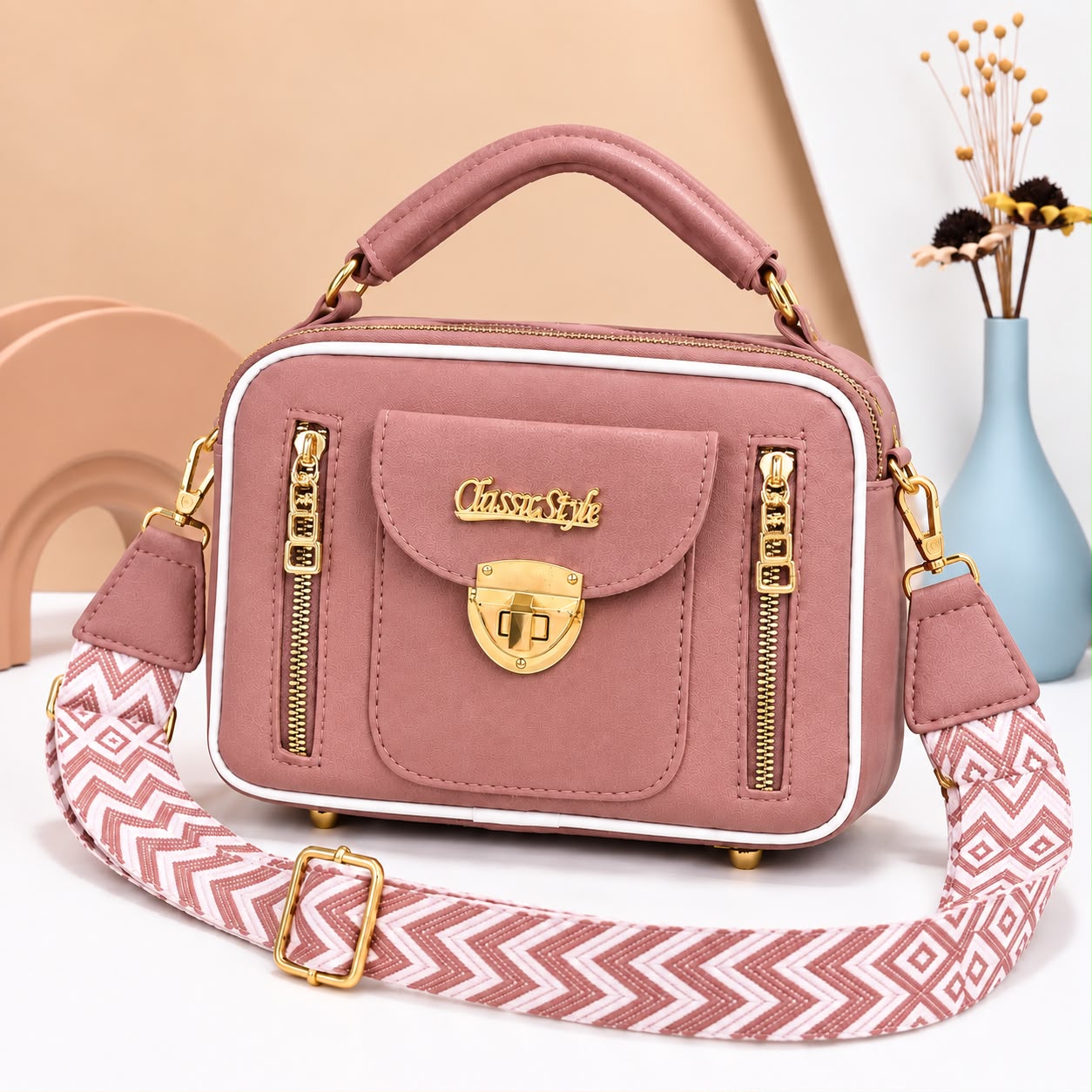 🎀  High Quality 2 pockets Cross Body Bag 🎀 — view 5