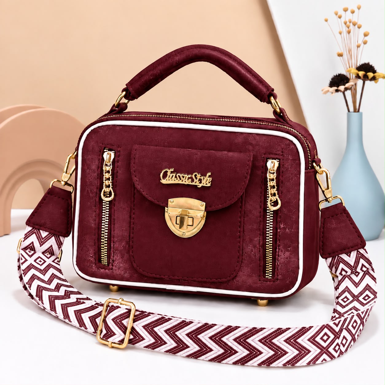 🎀  High Quality 2 pockets Cross Body Bag 🎀 — view 6