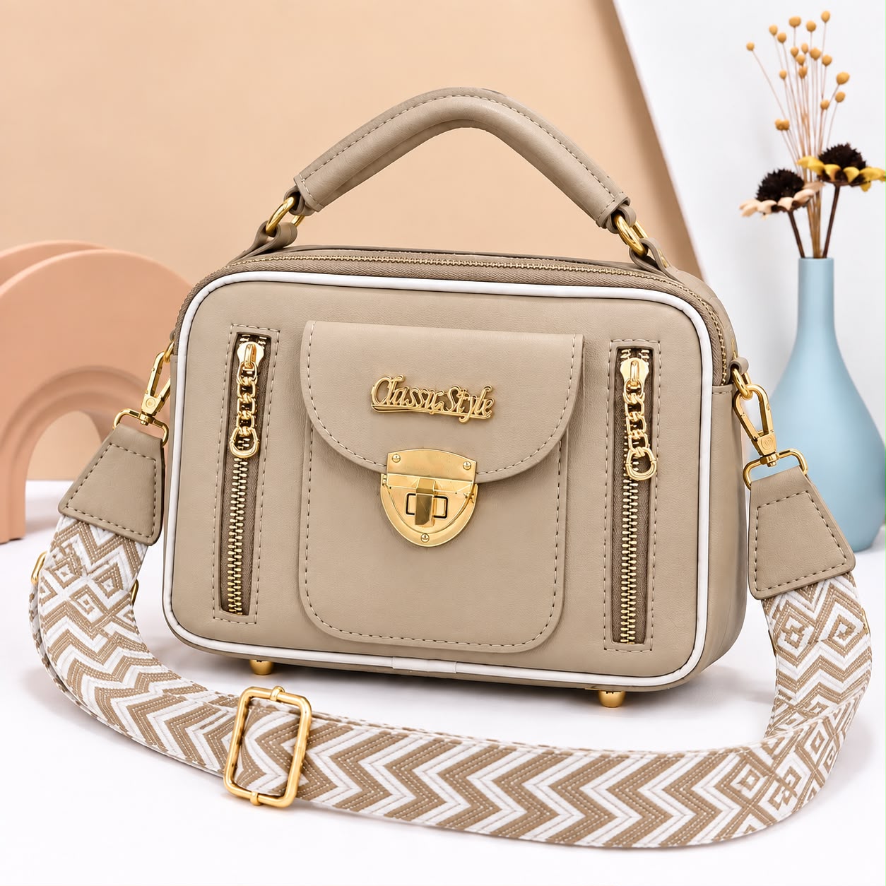 🎀  High Quality 2 pockets Cross Body Bag 🎀 — view 7