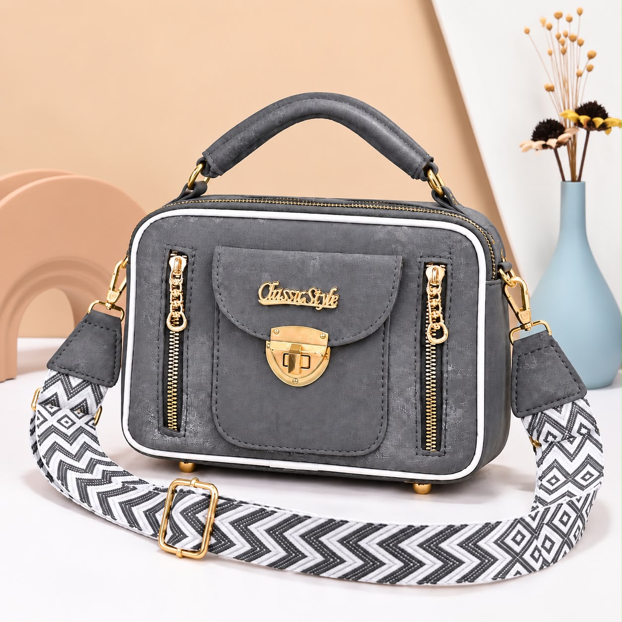 🎀  High Quality 2 pockets Cross Body Bag 🎀 — view 8