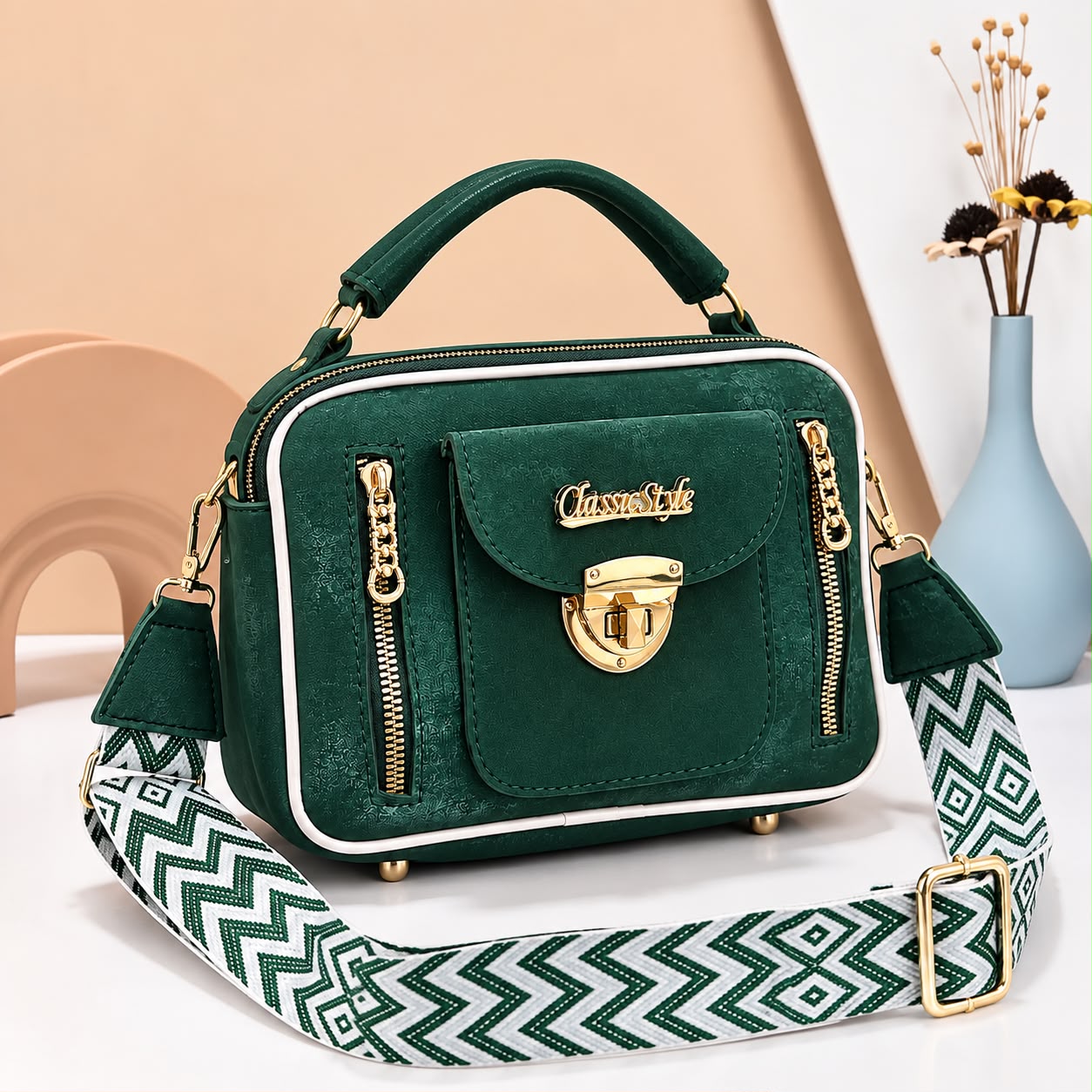 🎀  High Quality 2 pockets Cross Body Bag 🎀 — view 12