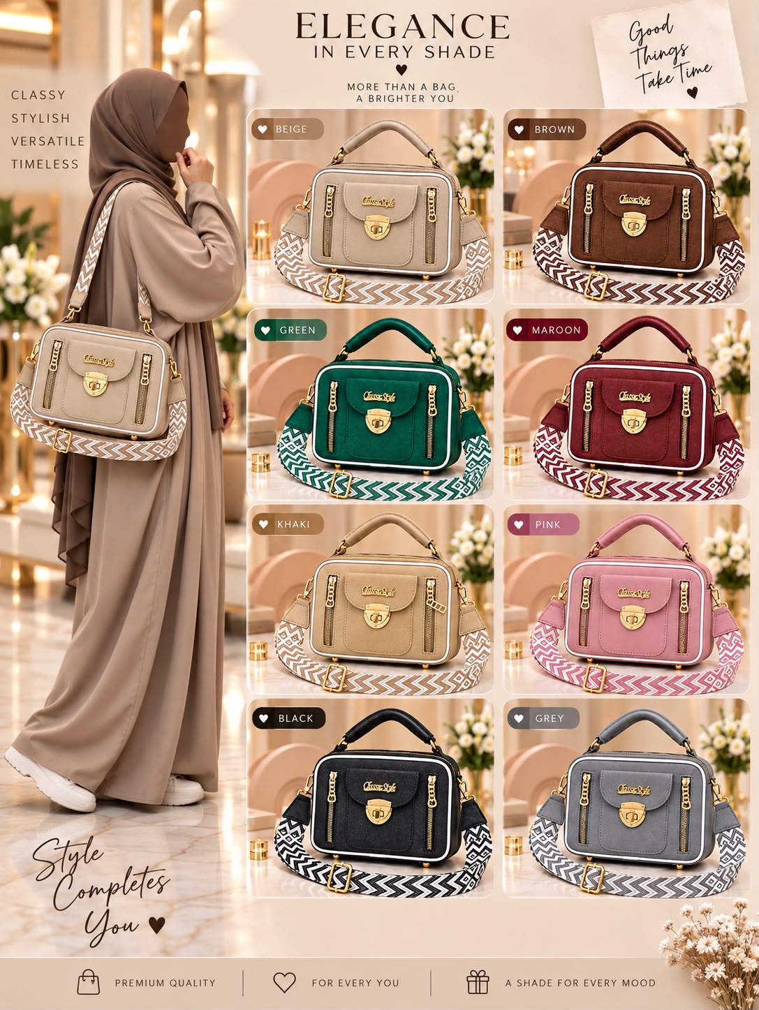 🎀  High Quality 2 pockets Cross Body Bag 🎀 — view 13