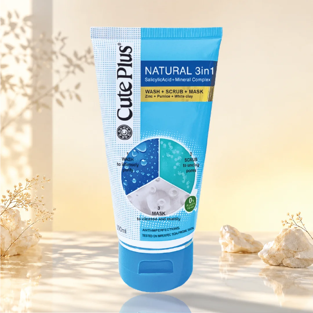 Natural 3 in 1 Wash+Scrub+Mask 150ml — view 1