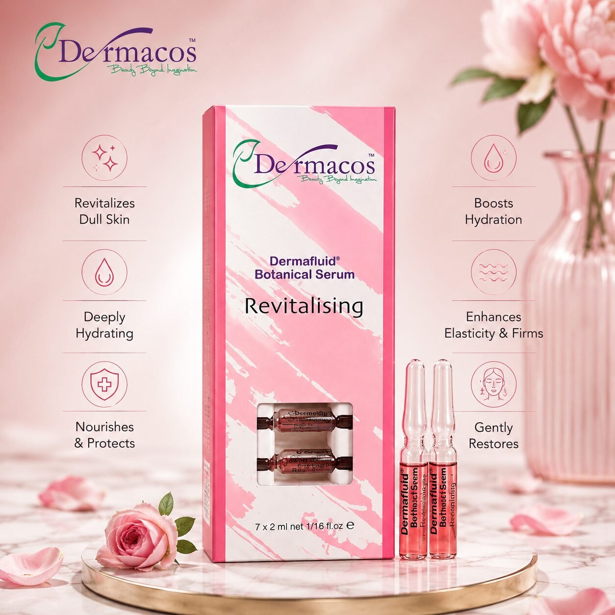 Dermacos Dermapure Revitalizing Ampoule (2ml) Pack of 7 — view 1