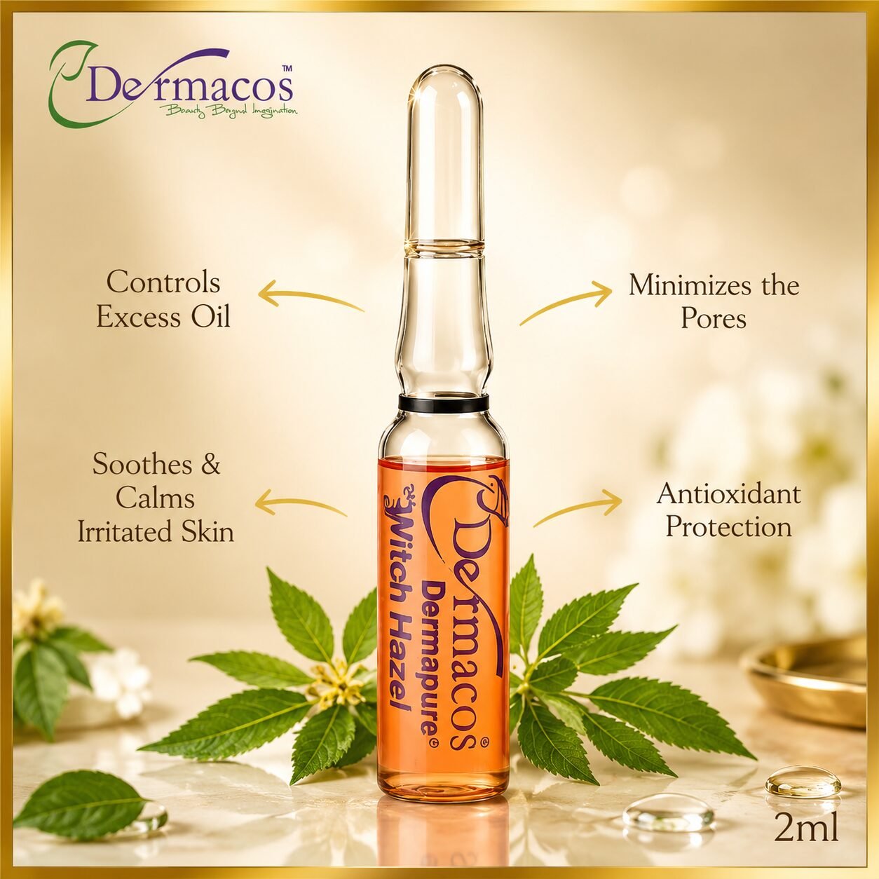 Dermacos Dermapure Witch Hazel Ampoule (2ml) — view 1