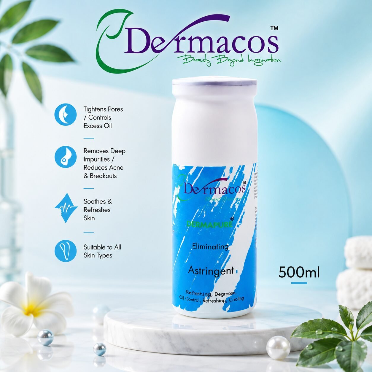 Dermacos Eliminating Astringent (500ml) — view 1