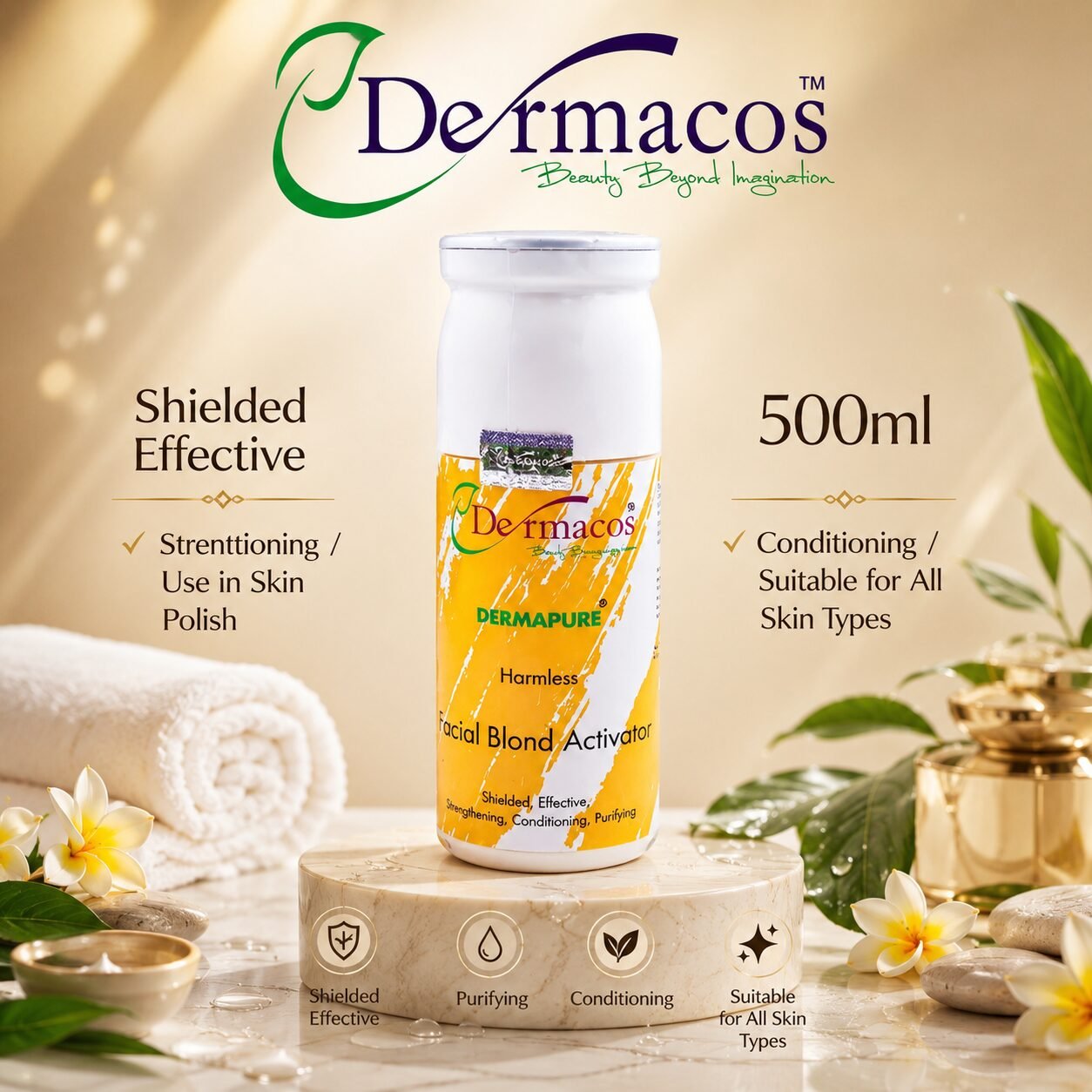 Dermacos Facial Blond Activator (500ml) — view 1