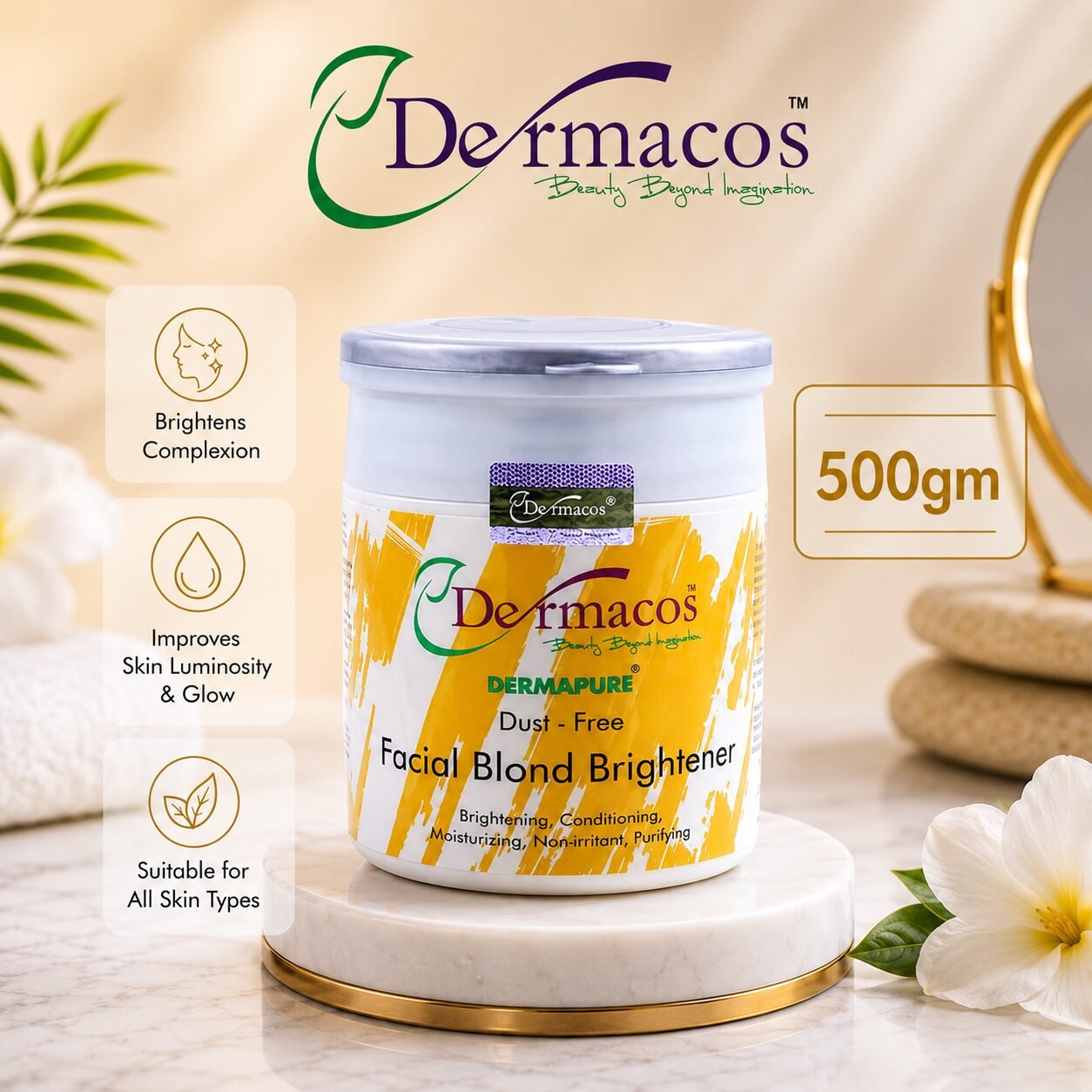 Dermacos Facial Blond Brightener (500gm) — view 1