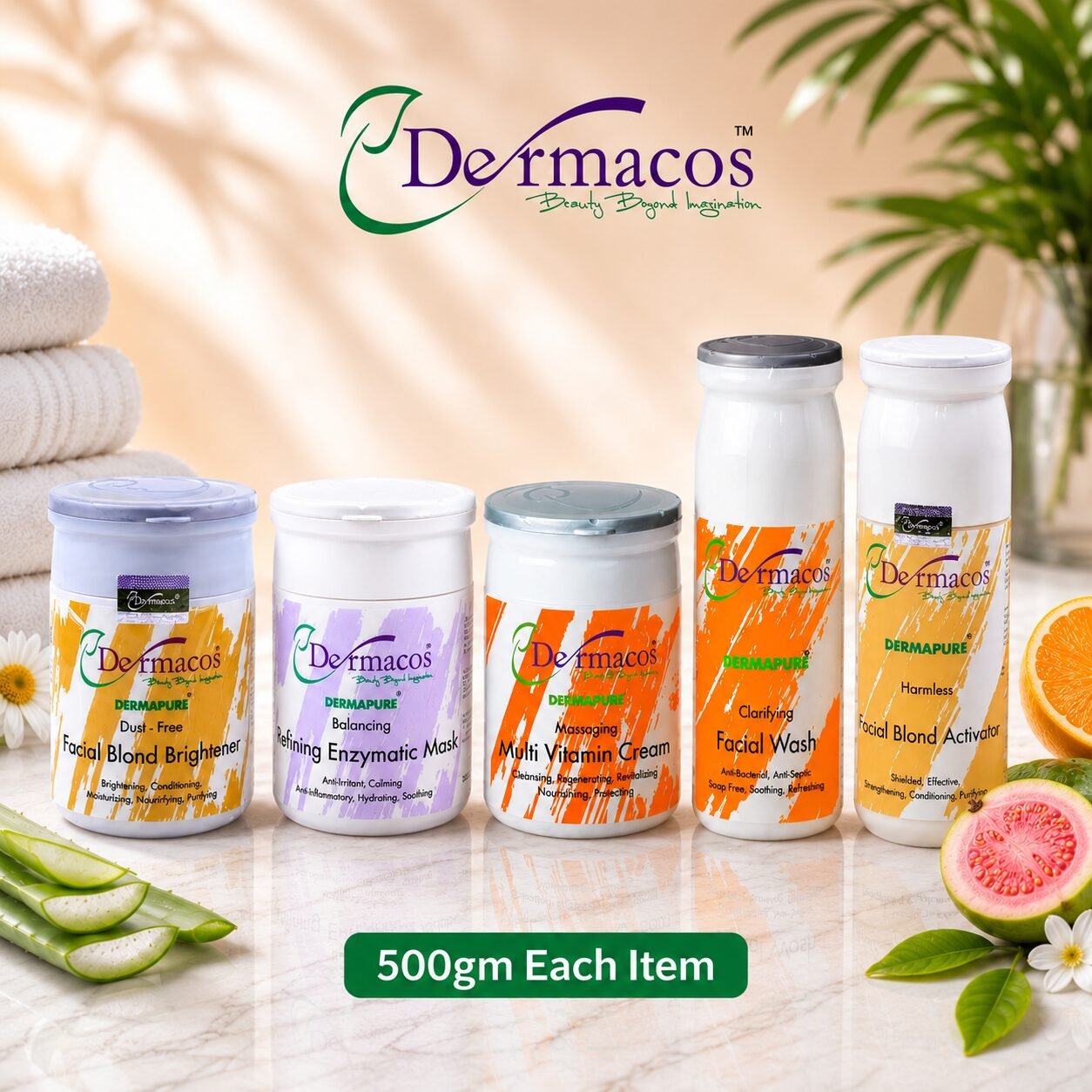 Dermacos Facial Kit (500gm Each) Pack of 5 — view 1