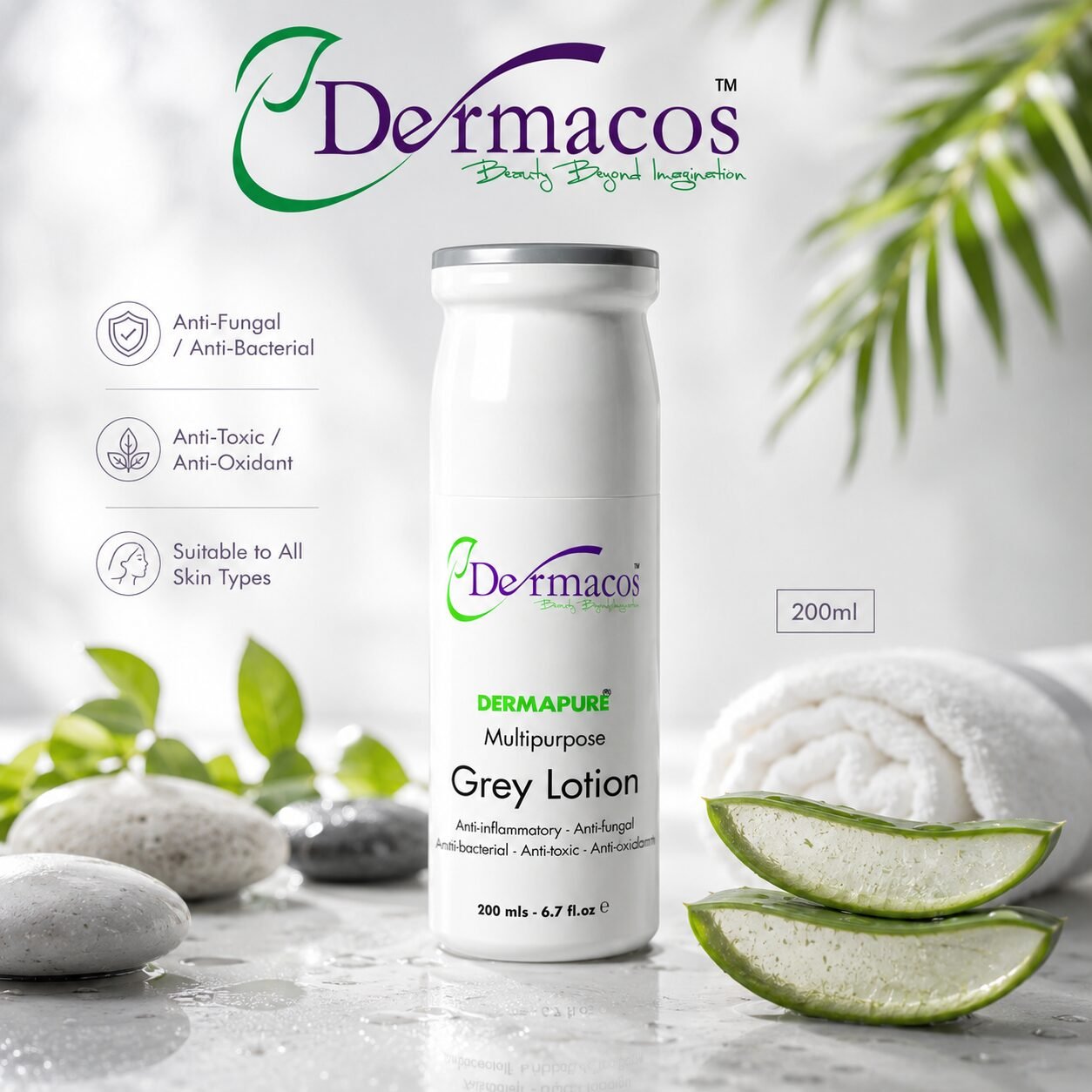 Dermacos Grey Lotion (200ml) — view 1