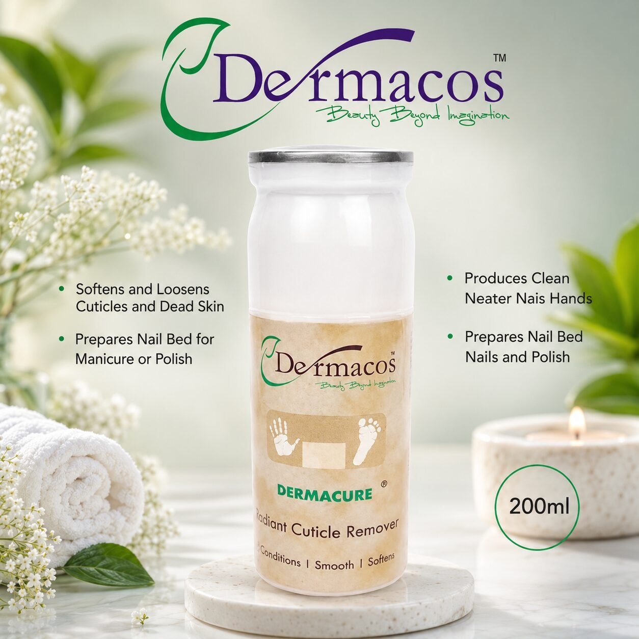 Dermacos Instant Cuticle Remover (200ml) — view 1