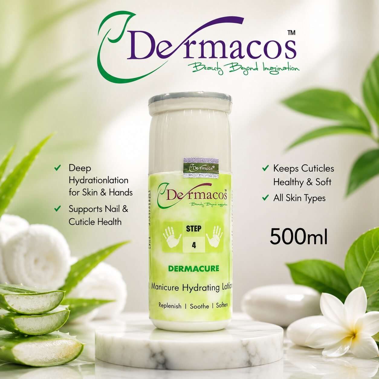 Dermacos Manicure Hydrating Lotion (500ml) — view 1