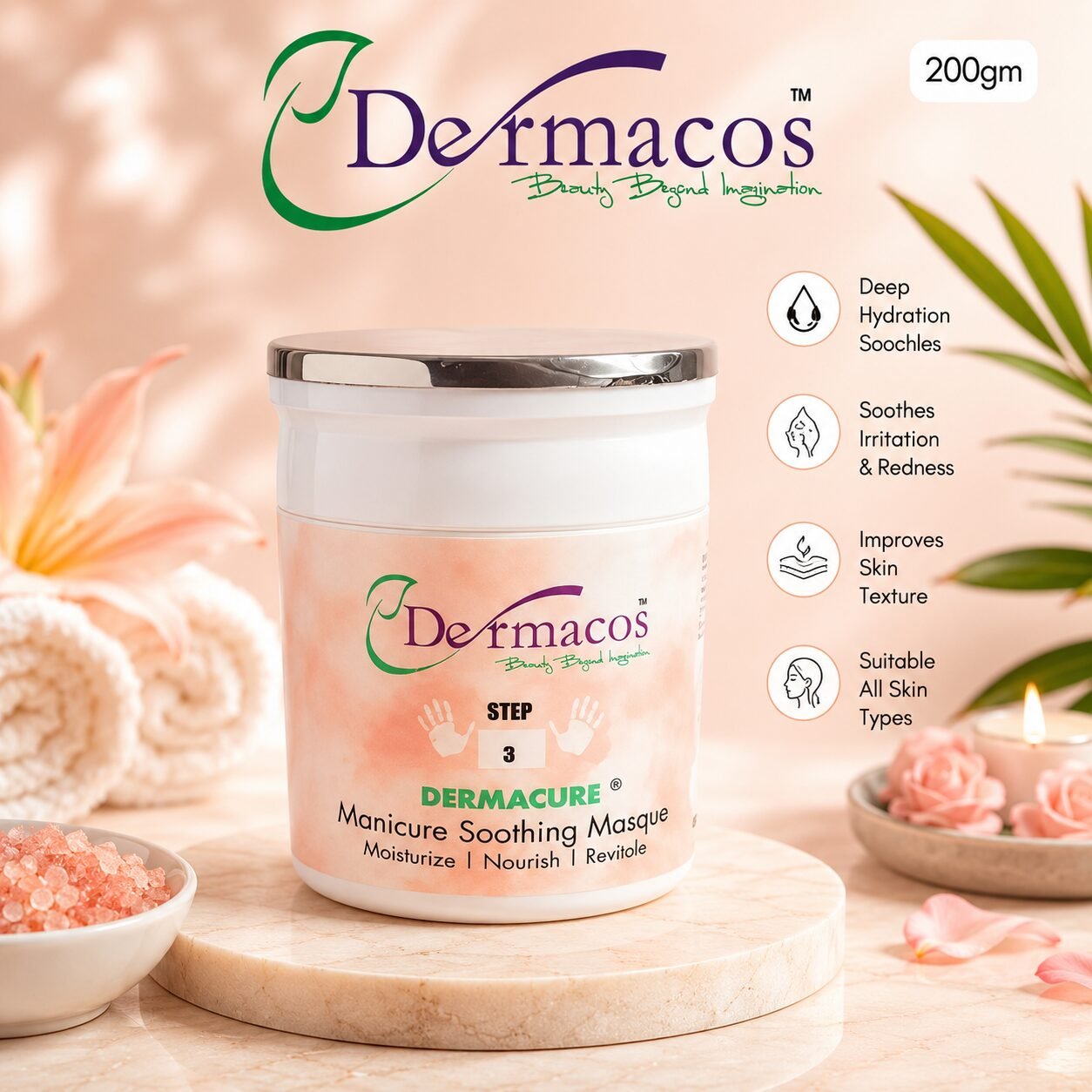 Dermacos Manicure Soothing Masque (200gm) — view 1