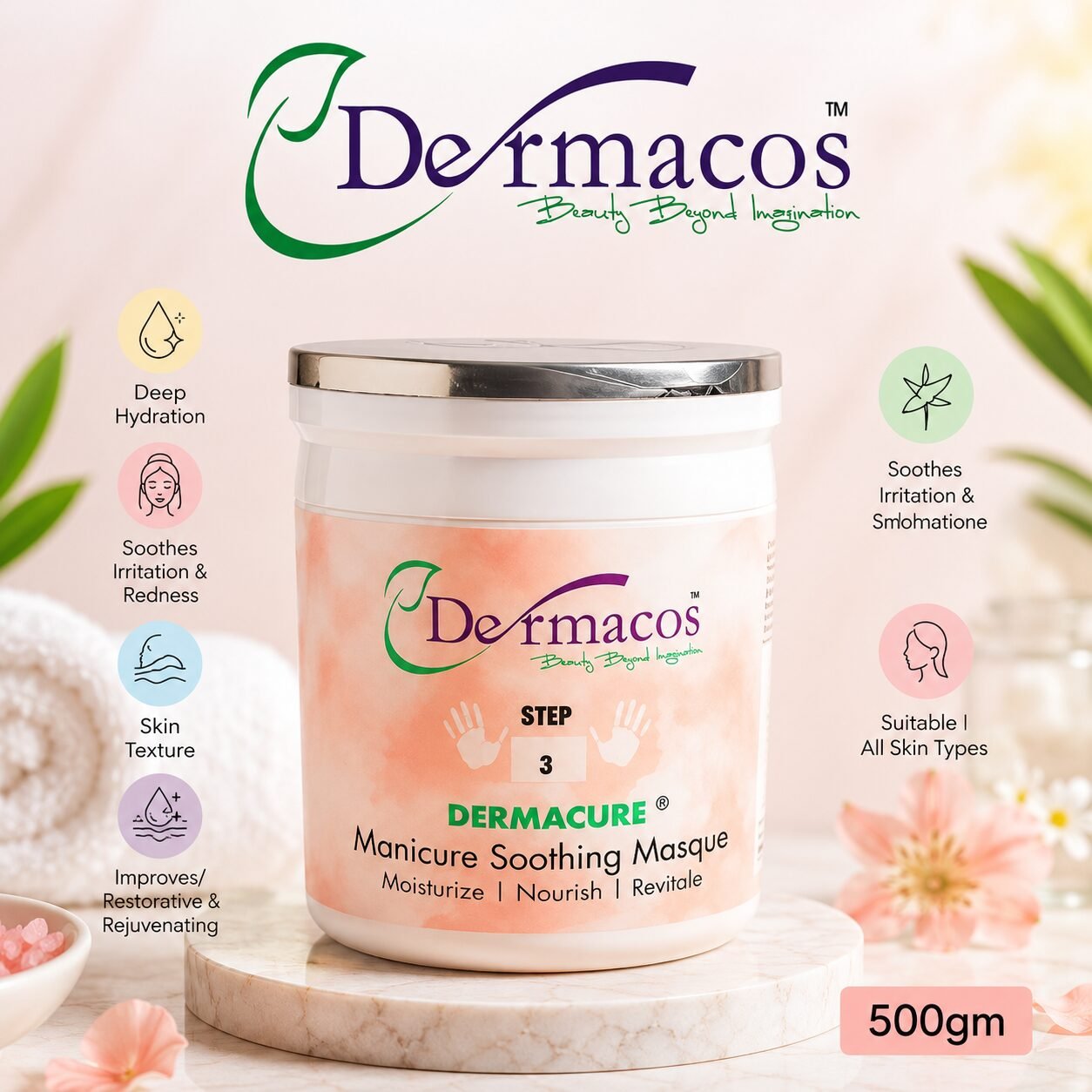 Dermacos Manicure Soothing Masque (500gm) — view 1