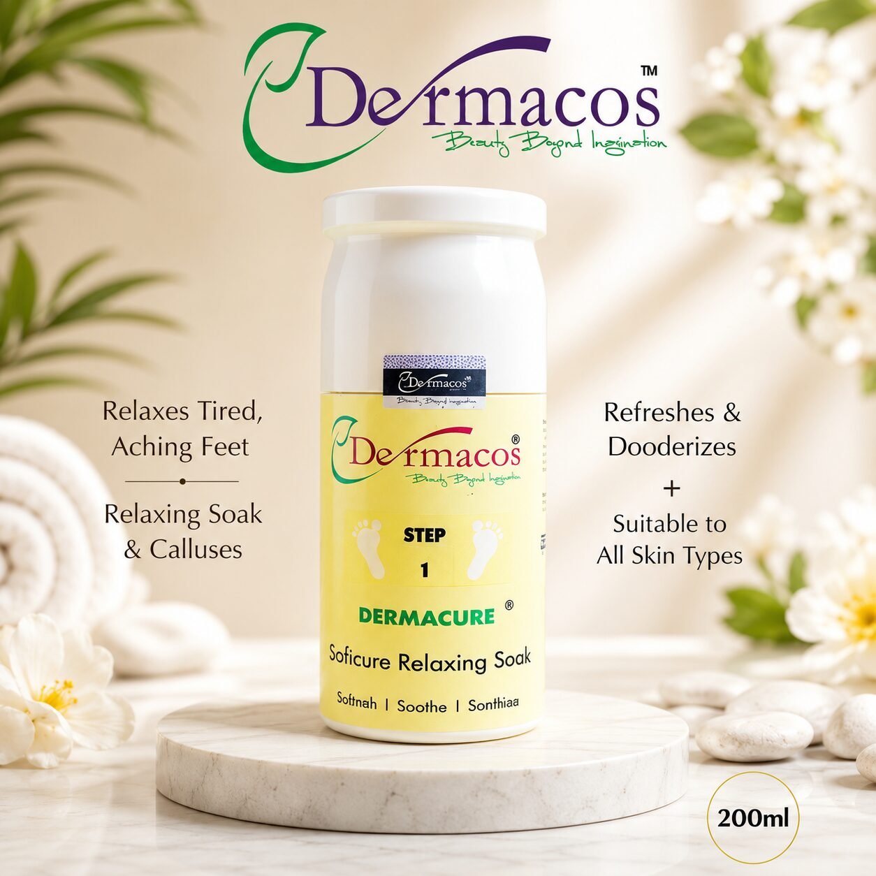 Dermacos Pedicure Relaxing Soak (200ml) — view 1