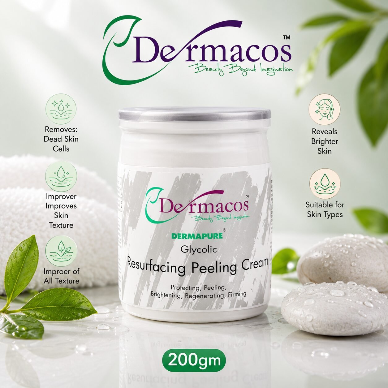 Dermacos Resurfacing Peeling Cream (200gm) — view 1