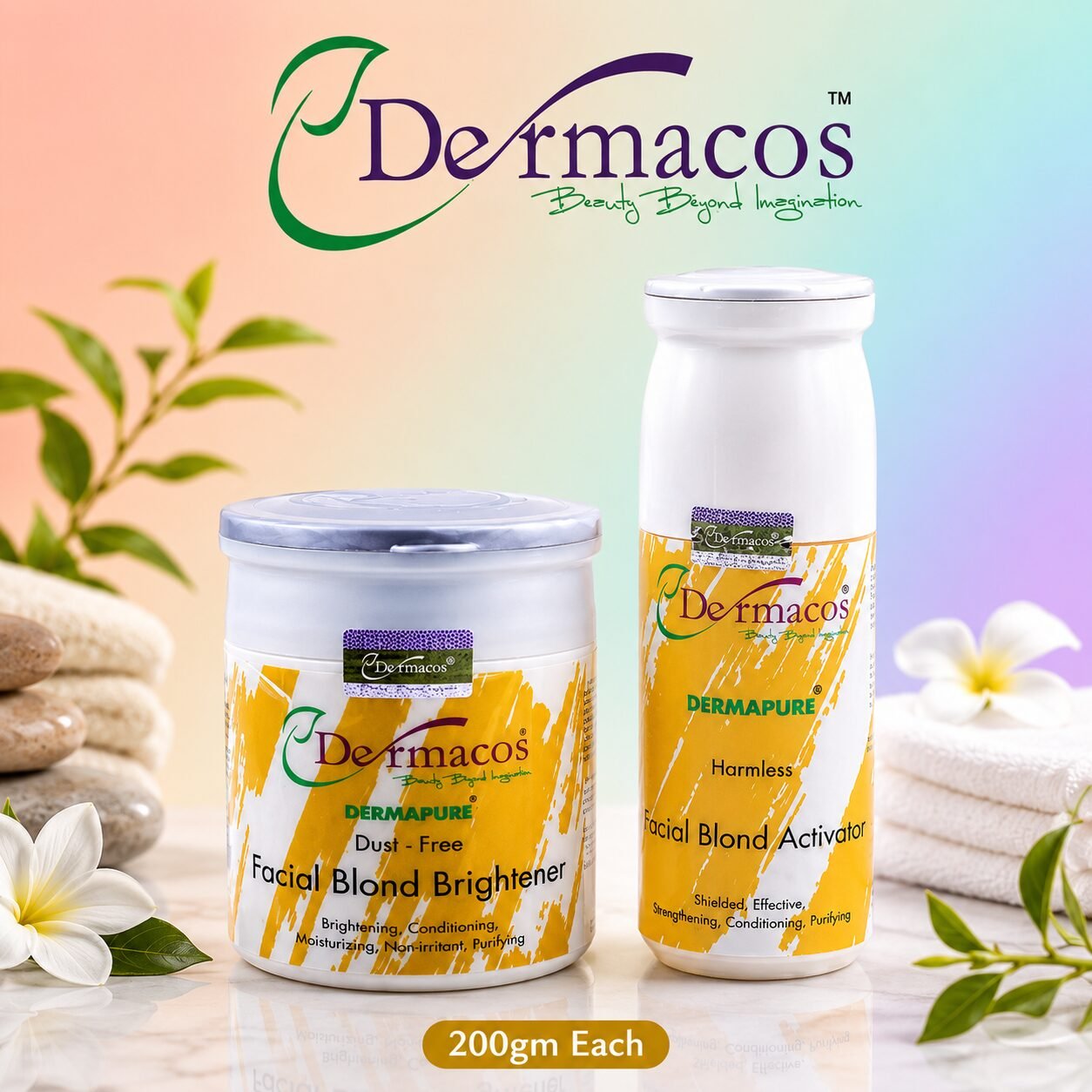Dermacos Skin Polish Brightener + Activator (200ml) — view 1