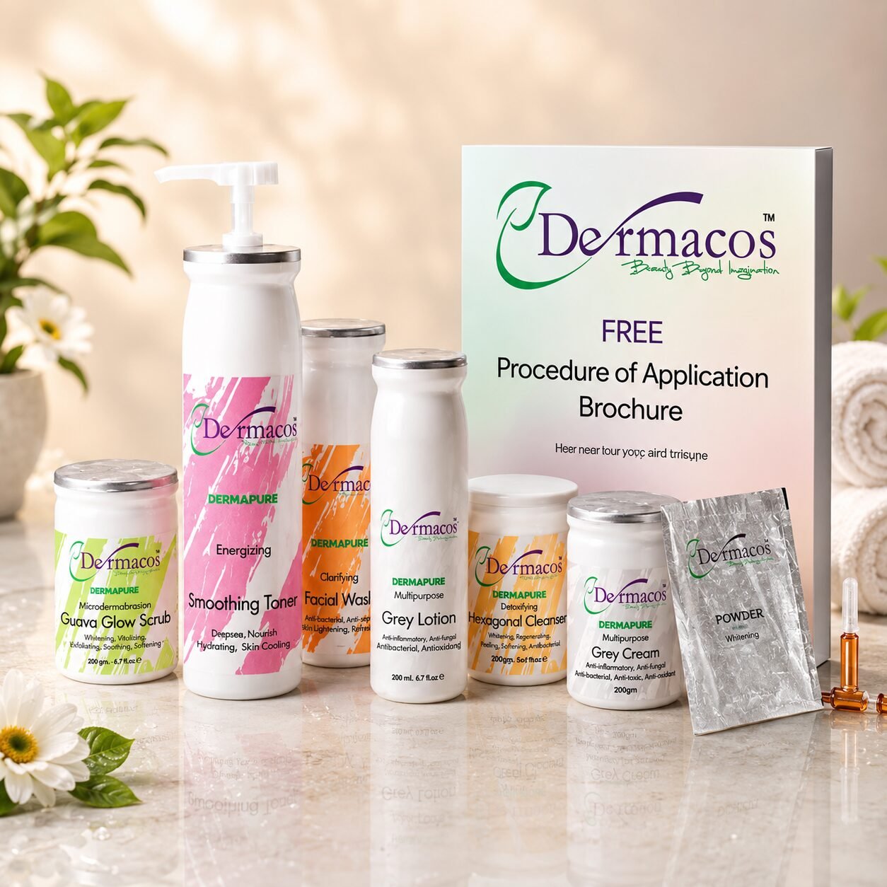 Dermacos Whitening Facial Kit (Pack of 9) — view 1