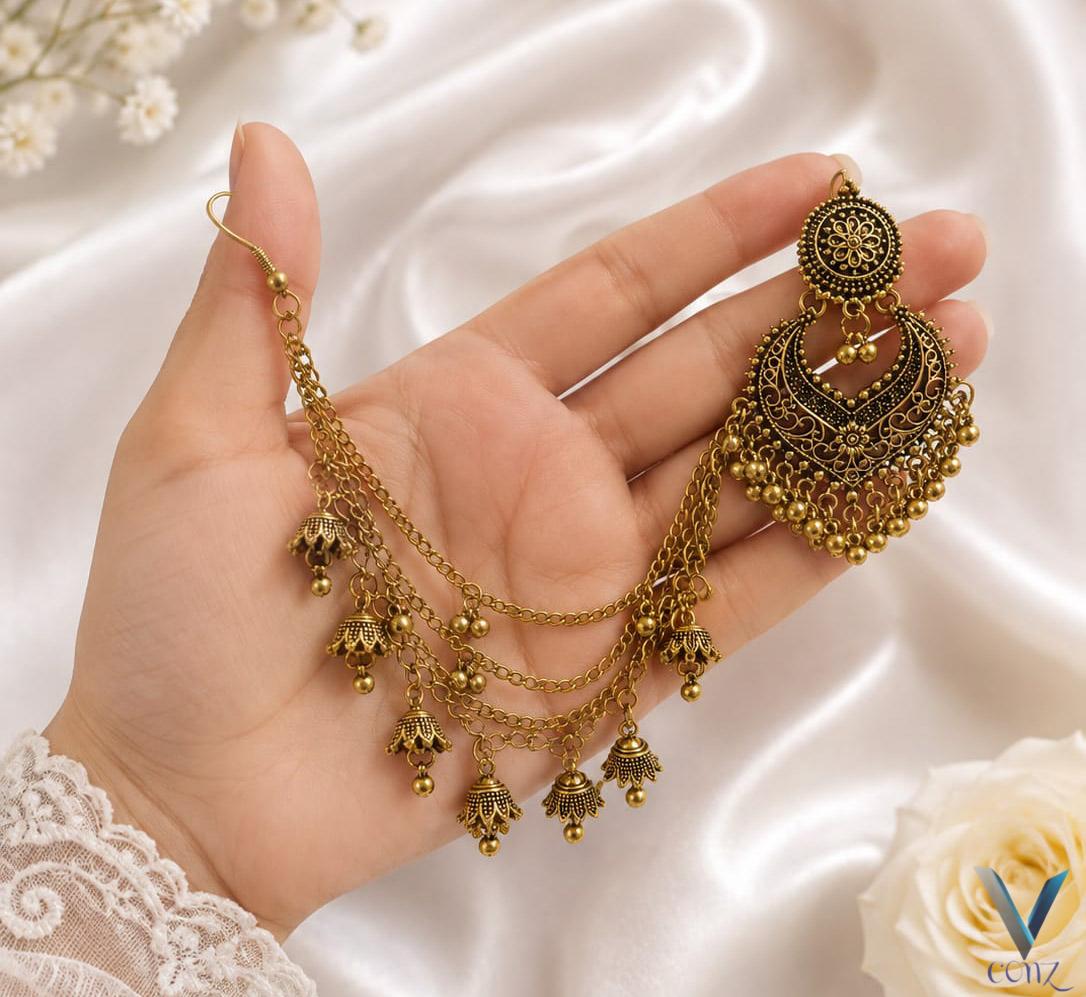 Fancy China Bahubali Sahara Jhumki — view 2