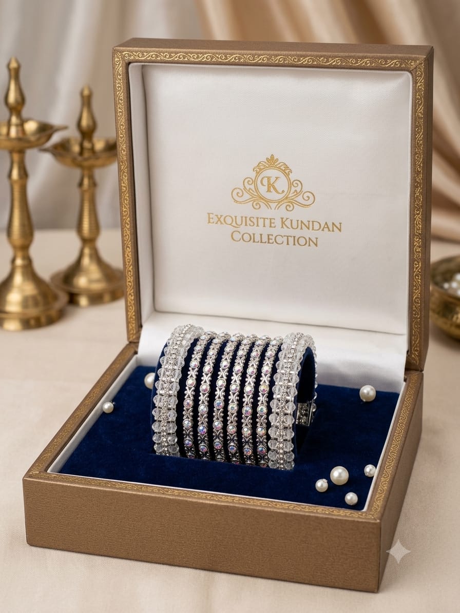 Indian Party Wear Full Set Bangles — view 1