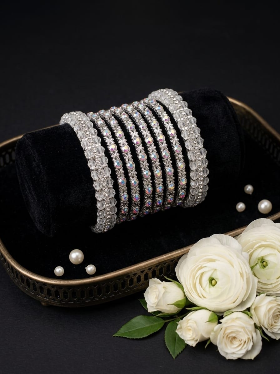 Indian Party Wear Full Set Bangles — view 2