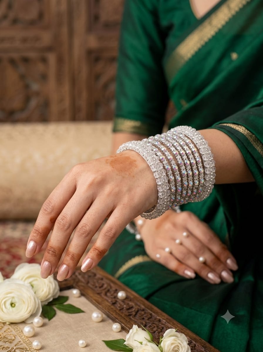 Indian Party Wear Full Set Bangles — view 3