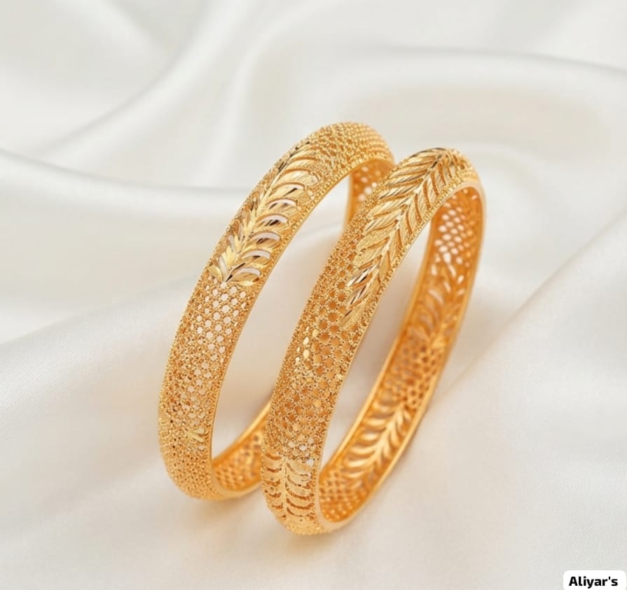 Printed 2 Pieces Gold Plated Kary — view 1