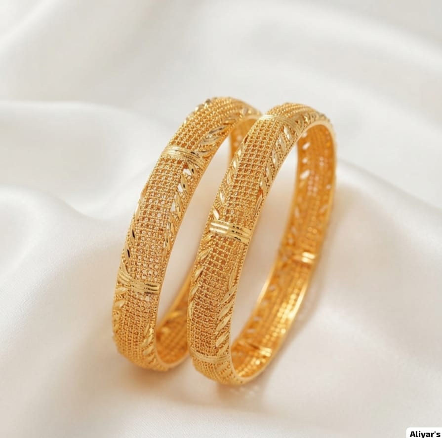Printed 2 Pieces Gold Plated Kary — view 2