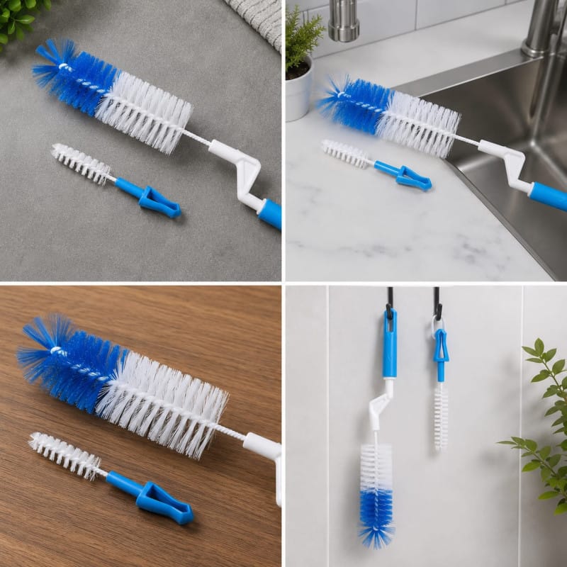 2 Pcs Feeder Cleaning Brush — view 3