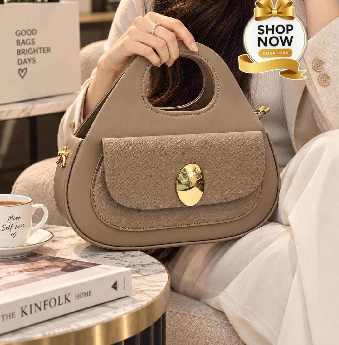 Imported Oval Handle Cross Body Bag for Girls — view 10