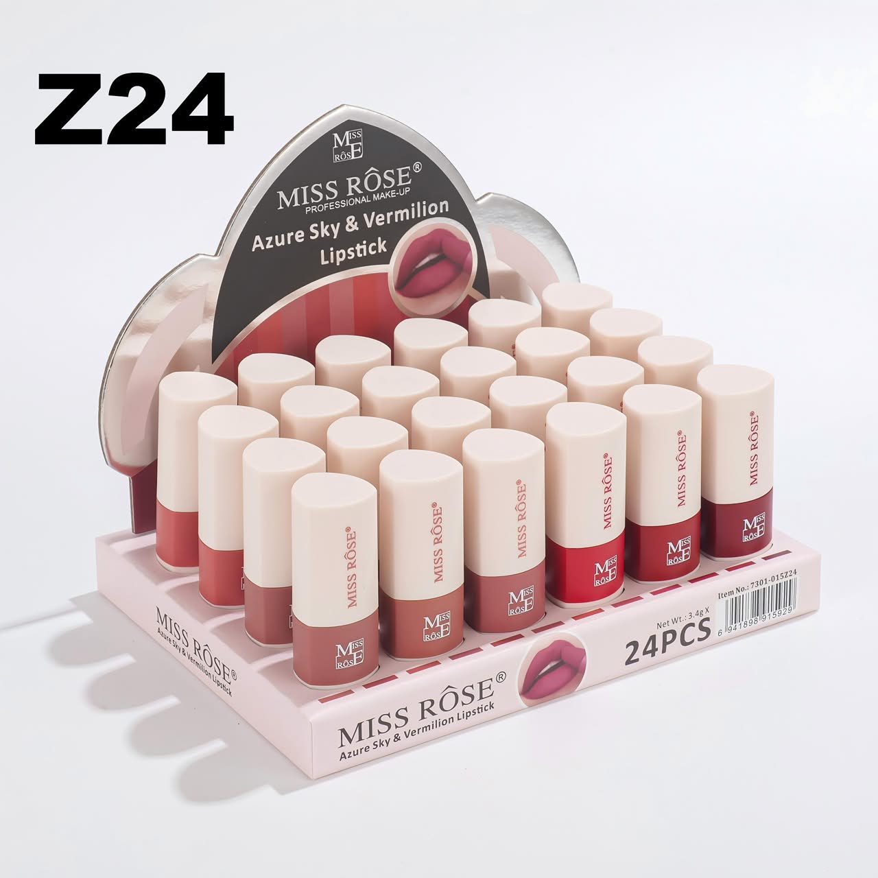 Miss Rose New Matte Lipstick Box (24pcs) — view 1