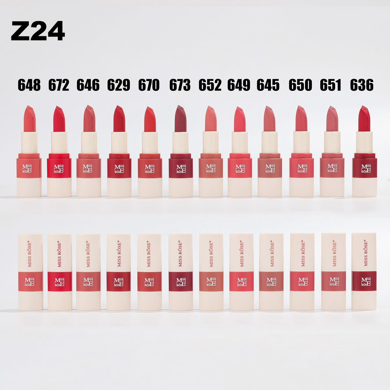 Miss Rose New Matte Lipstick Box (24pcs) — view 2