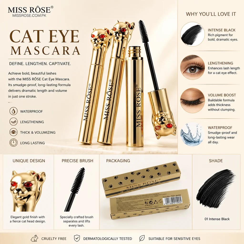 Miss Rose Tiger Cat Eye Mascara — view 1