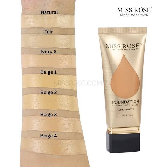 Miss Rose Transparent Moisturising Long Lasting Foundation — view 2