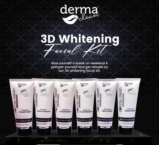 Derma Clean Brightening & 3D Whitening Facial Kit (6pcs) — view 1