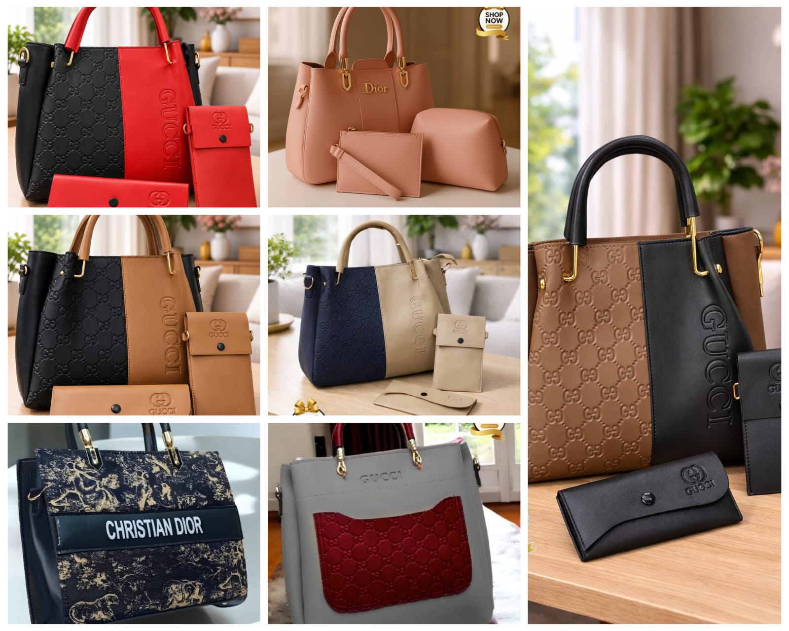 High Quality Handbag & Shoulder Bag Set for Women — view 6