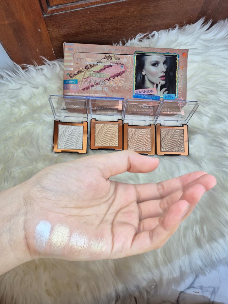 Ms-YAHO Terracotta Highlighter (4pcs Set) — view 1