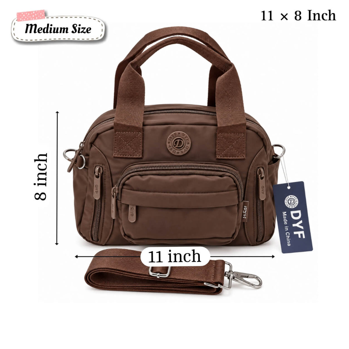 High Quality Big Size Parachute CrossBody Bag — view 6
