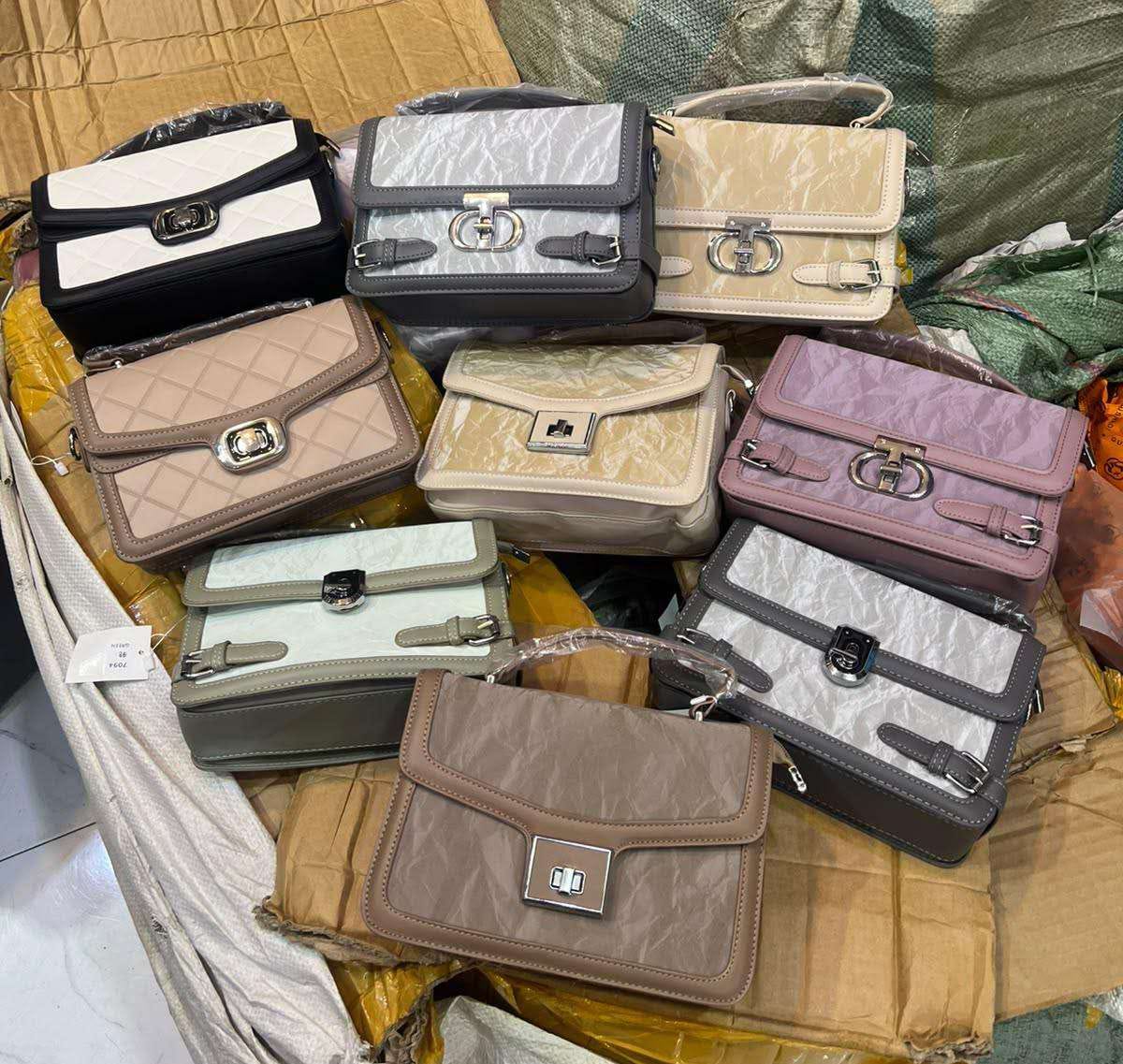 Imported Top Handle Flap Bag — view 4