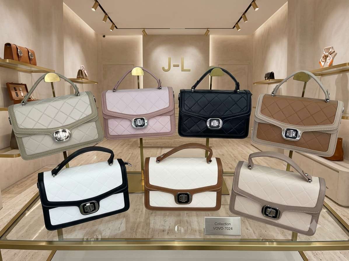 Imported Top Handle Flap Bag — view 6