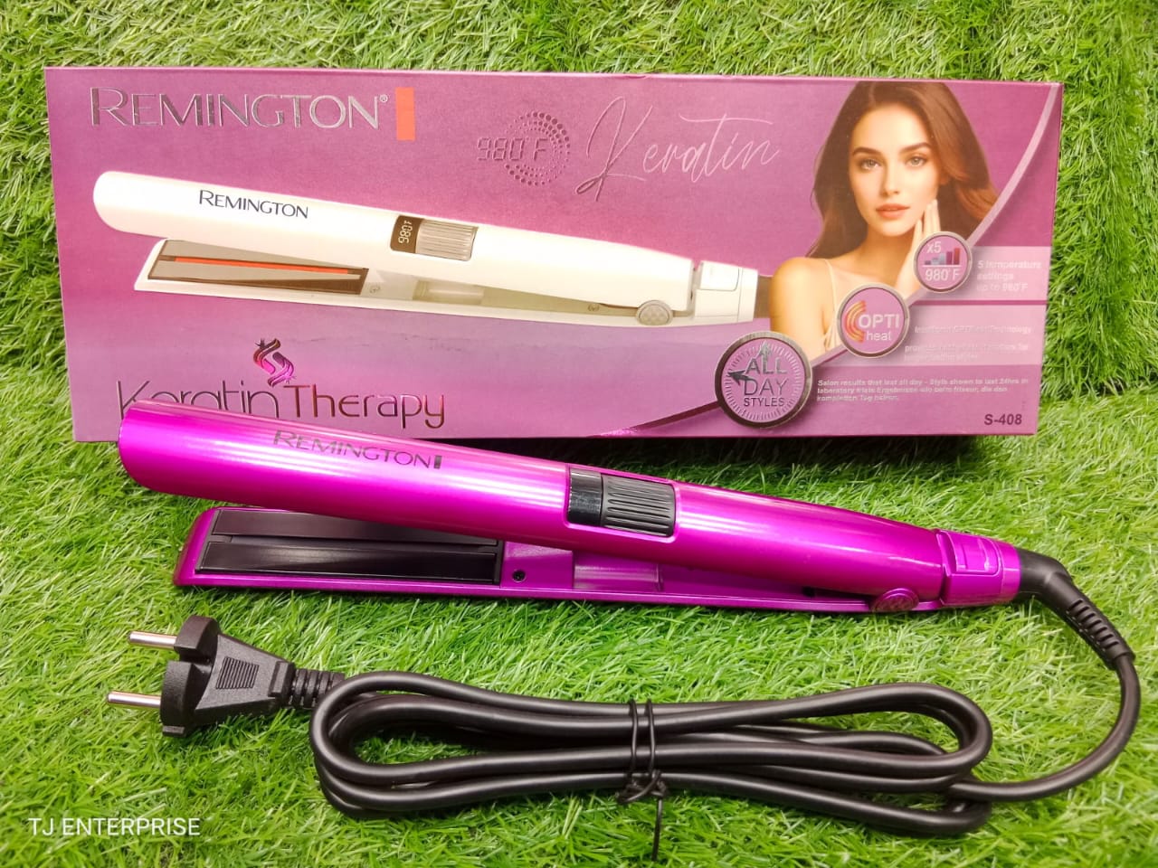 Remington Keratin Therapy Hair Straightener – Magenta — view 1