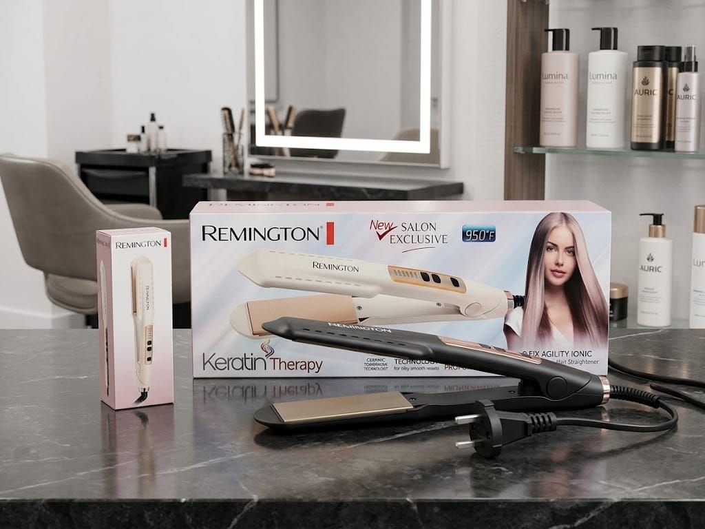 Remington Keratin Therapy Hair Straightener – Rose Gold — view 1