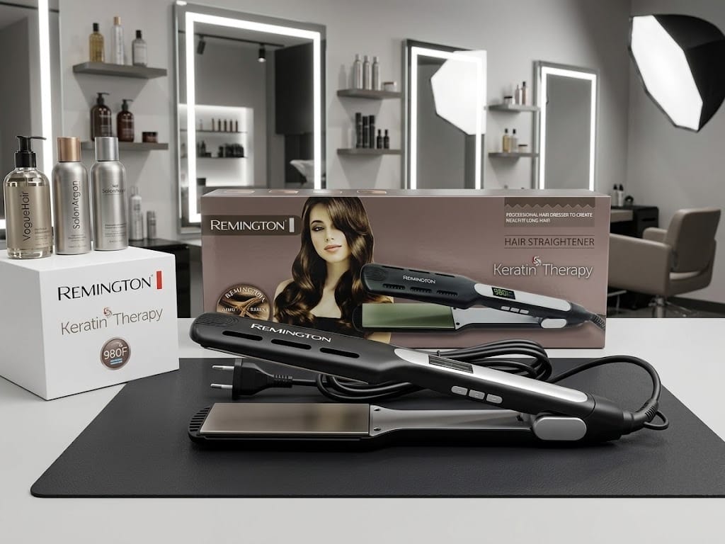 Remington Professional Wide Plate Hair Straightener – Black — view 1